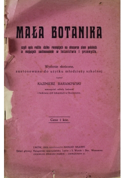 Mała Botanika 1914r