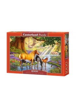 Puzzle 1000 Horses by the stream CASTOR