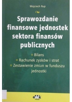 Sprawozdanie finansowe jednostek sektora finansów publicznych