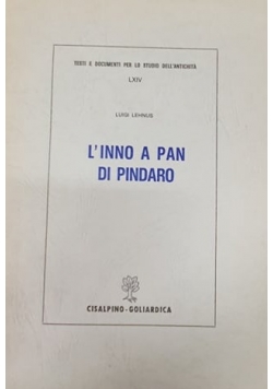 Lnno a pan di pindaro
