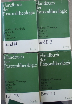 Handbuch der Pastoraltheologie 4 tomy