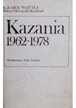 Kazania 1962 do 1978
