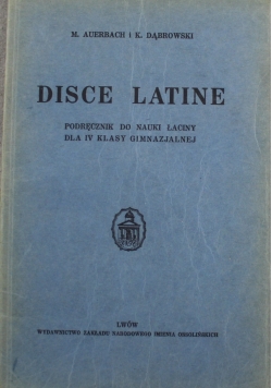 Disce Latine 1936 r.