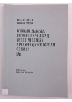 Wybrane zjawiska patologii społecznej wśród młodzieży z peryferyjnych dzielnic Gdańska