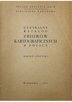 Centralny katalog zbiorów kartograficznych