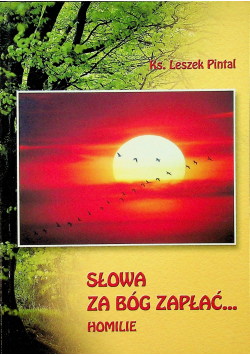 Słowa za Bóg zapłać Homilie