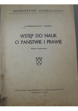 Wstęp do nauk o państwie i prawie