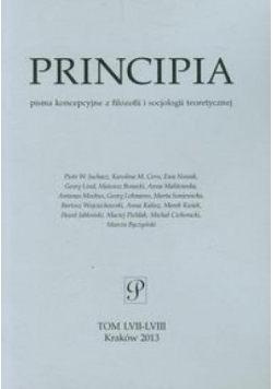 Principia tom LVII-LVIII