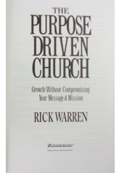 The purpose driven church