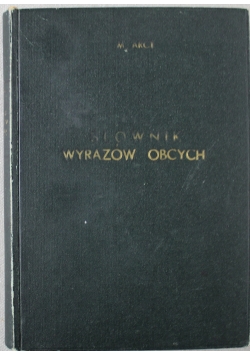 Słownik wyrazów obcych 1921 r.