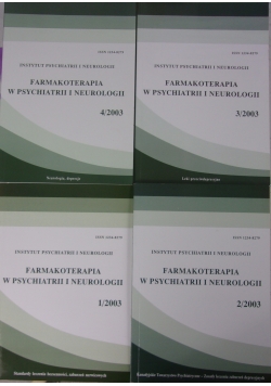 Farmakoterapia w psychiatrii i neurologii. Nr 1-4