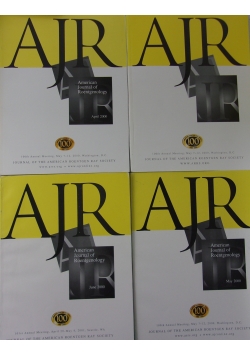 American Journal of Roentgenology, Vol.174, No. 3, 4, 5, 6