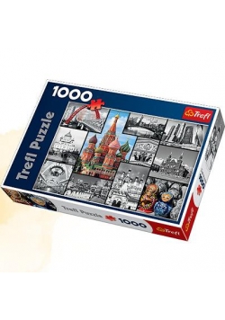 Puzzle 1000 Moskwa - kolaż TREFL