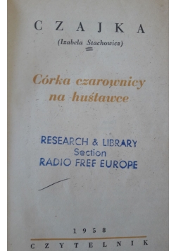 Córka czarownicy na huśtawce