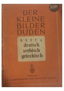 Der kleine Bilderduden deutsch bulgarisch rumänisch - Heft 6, 1944 r.
