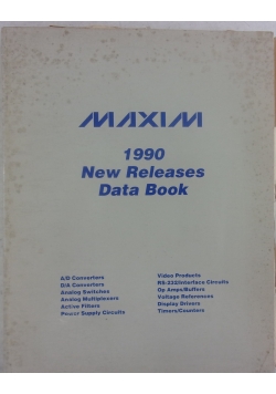 Maxim 1990 new releases data book