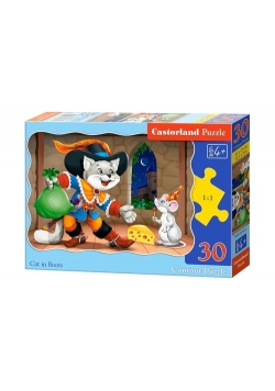 Puzzle Cat in Boots 30