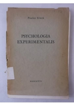 Psychologia Experimentalis