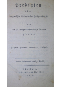 Predigten, 1842 r.