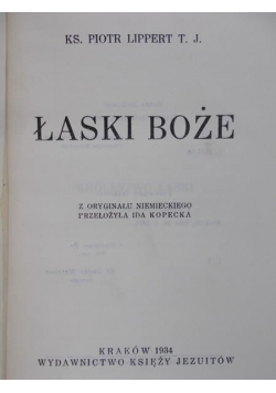 Łaski Boże, 1934 r.