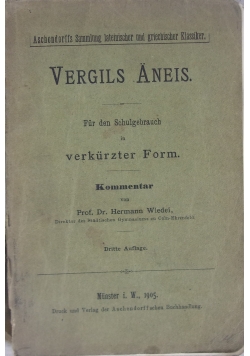 Vergils Aneis, 1905