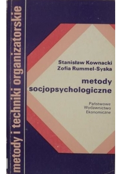 Metody socjopsychologiczne