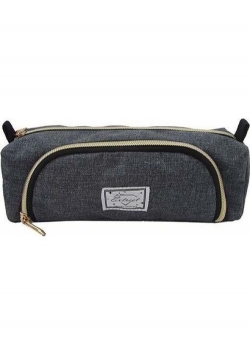 Piórnik owalny Pocket Dark Grey