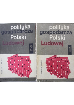 Polityka gospodarcza Polski Ludowej Tom 1 i 2