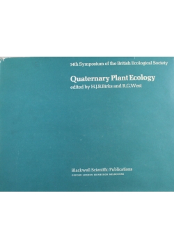 Quaternary Plant Ecology