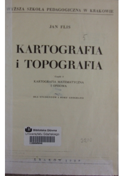 Kartografia i topografia, cz. 1-2