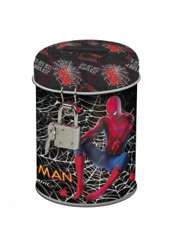 Skarbonka z kłódką Spider-Man Homecoming12 DERFORM, Nowa