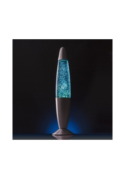 Niebieska lampka brokatowa Glitter Lamp