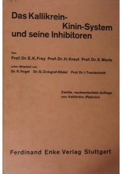 Das Kallikrein Kinin System und seine Inhibitoren
