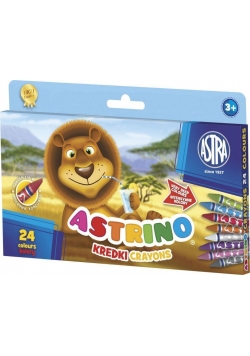 Kredki Astrino 24 kolory ASTRA