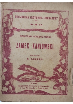 Zamek Kaniowski,1930 r.