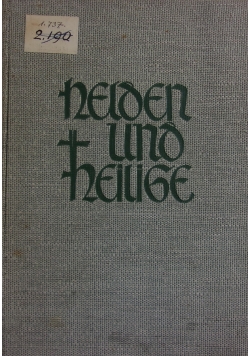 Helden und Heilige, 1920 r.