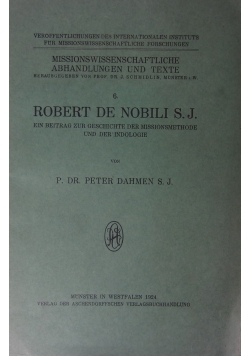 Robert de nobili 1924 r.