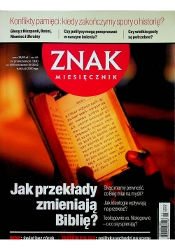 Znak nr 688 Jak przekłady zmieniają Biblię