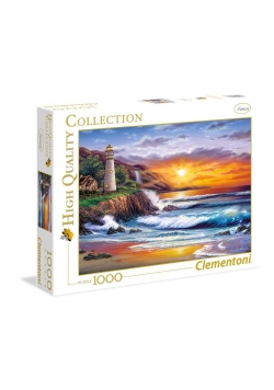 Puzzle 1000 HQ Lighthouse at sunset