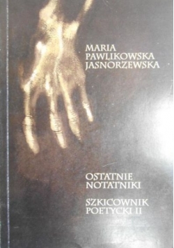 Ostatnie notatniki  Szkicownik poetycki II
