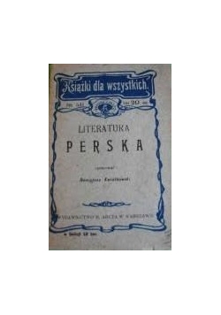 Literatura Perska, 1912 r.
