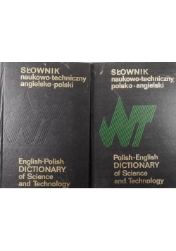Słownik naukowo techniczny. Zestaw 2 książek