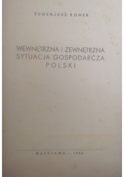 Wewnętrzna i zewnętrzna sytuacja gospodarcza Polski, 1936 r.