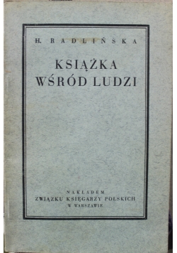 Książka wśród ludzi 1929 r.
