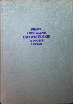 Prawa i obowiązki obywatelskie