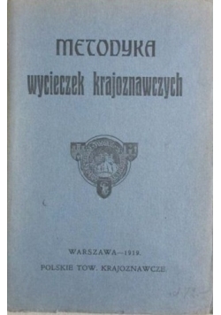 Metodyka wycieczek krajoznawczych 1919 r.
