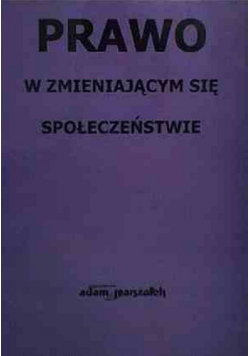 Prawo w zmieniającym się społeczeństwie