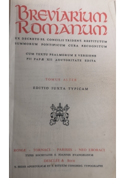 Breviarium Romanum t. II
