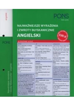 Najważniejsze wyrażenia i zwroty błysk. Angielski