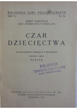 Czar dziecięctwa, 1931 r.